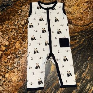 Kyte Baby B&W Zen Sleeveless Romper